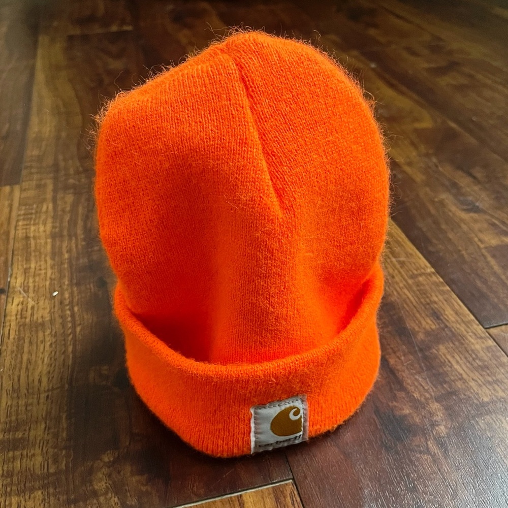 Carhartt Orange Beanie Toboggan Hat